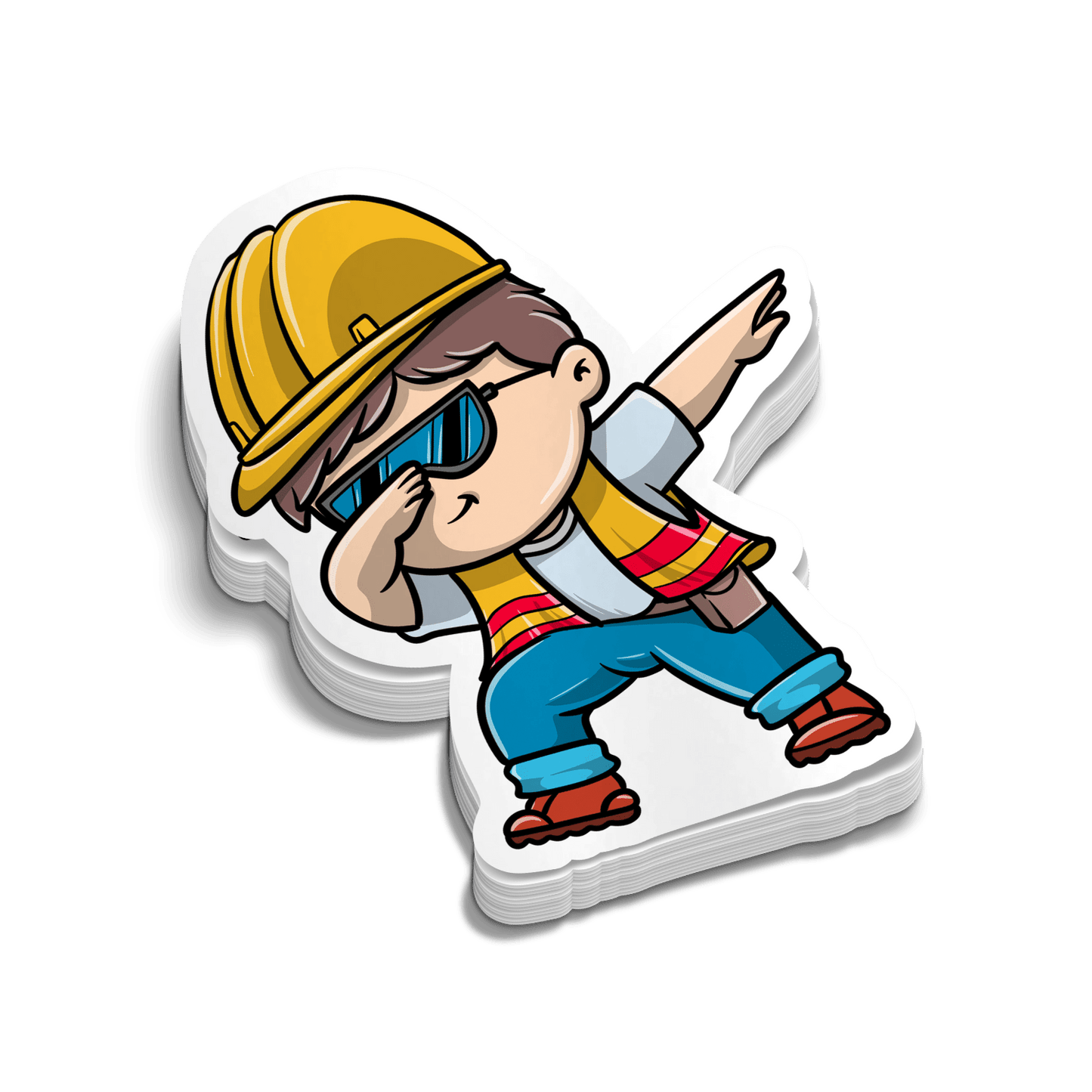 Construction DAB Sarcastic Vinyl Sticker