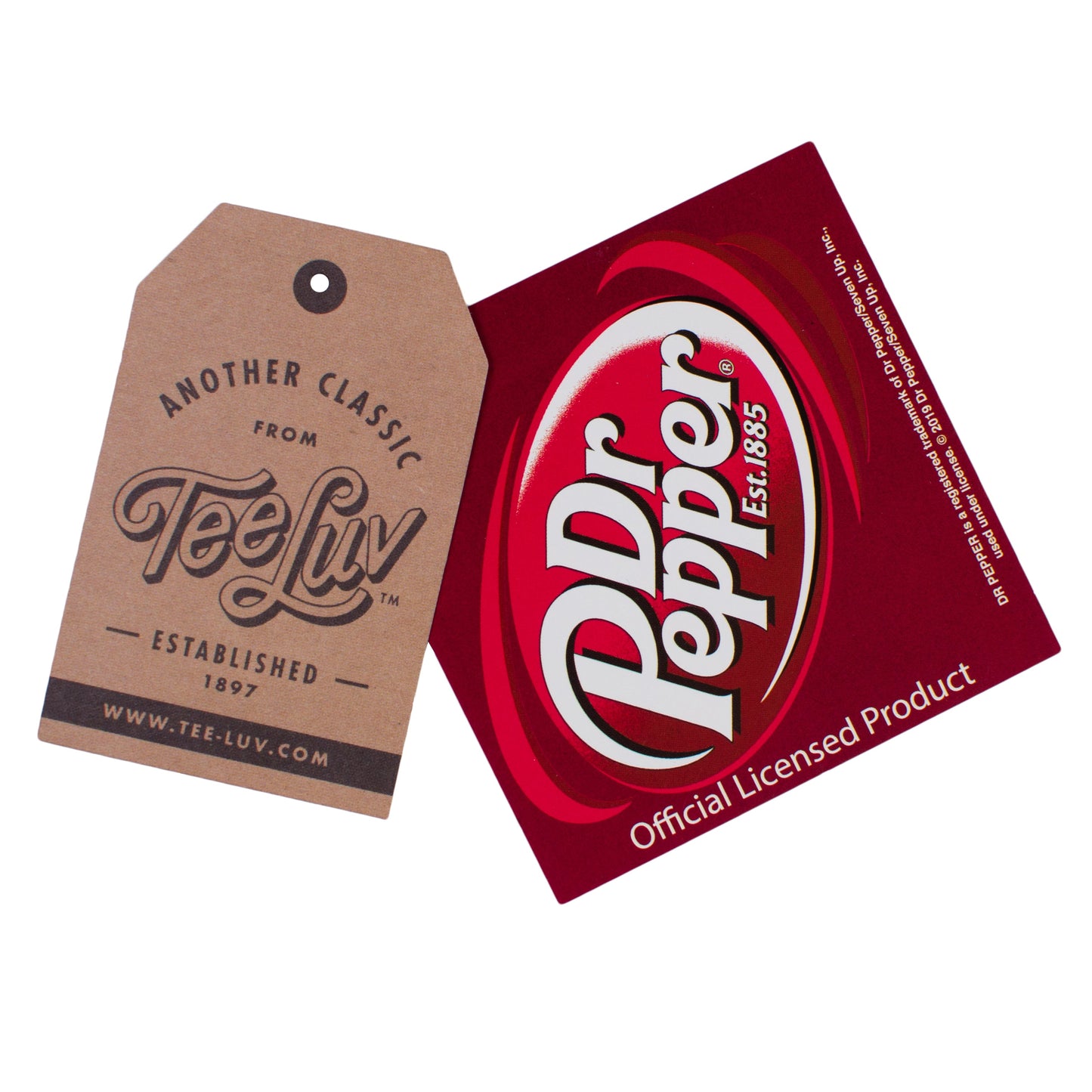 Dr Pepper Oval Logo Baseball Cap - Tan and Maroon