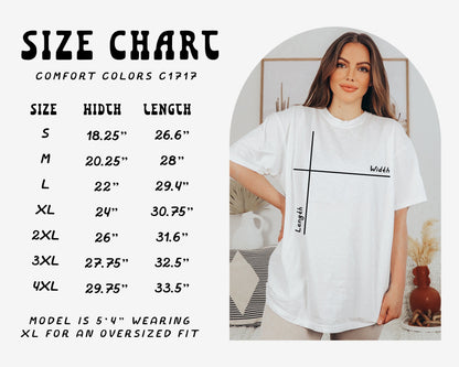 Checkered USA Tee, 12 Colors, Comfort Colors Screen Print