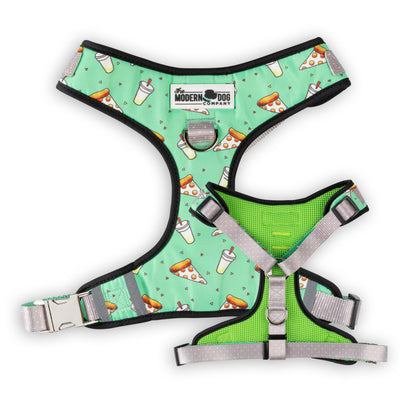 The Modern Dog Company Pizza Party Dog Harness
