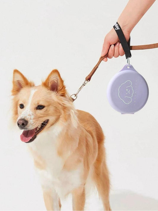 Milou and Lumi Single Foldable Silicone Pet Travel Bowl