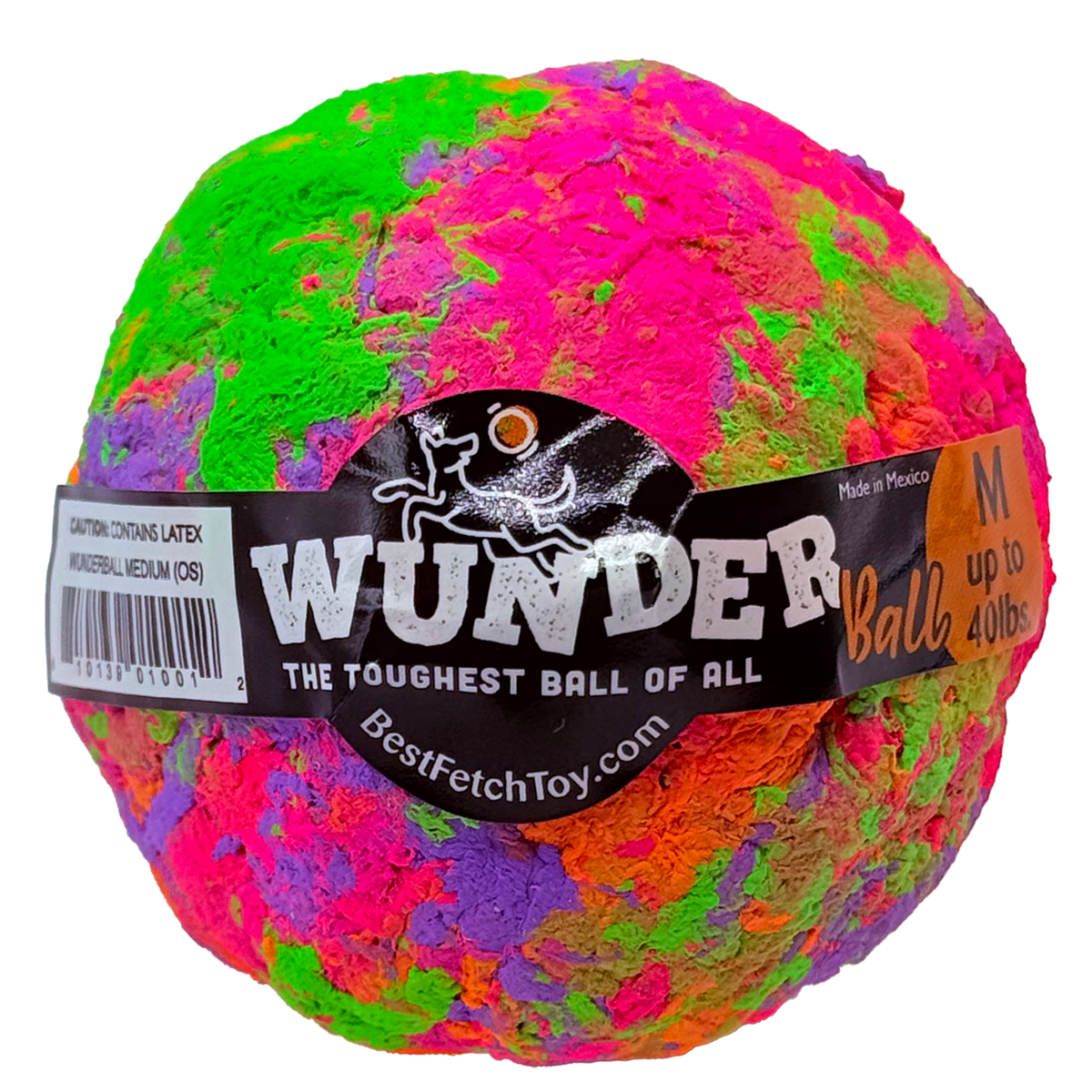 WUNDERball Natural Rubber Fetch Ball for Dogs