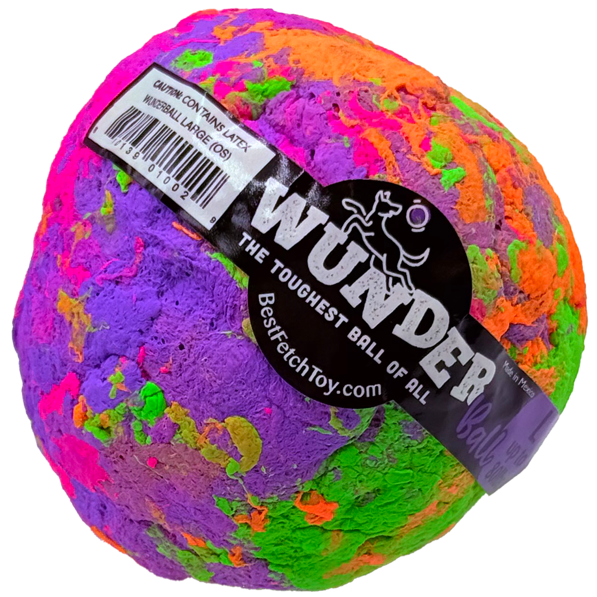 WUNDERball Natural Rubber Fetch Ball for Dogs