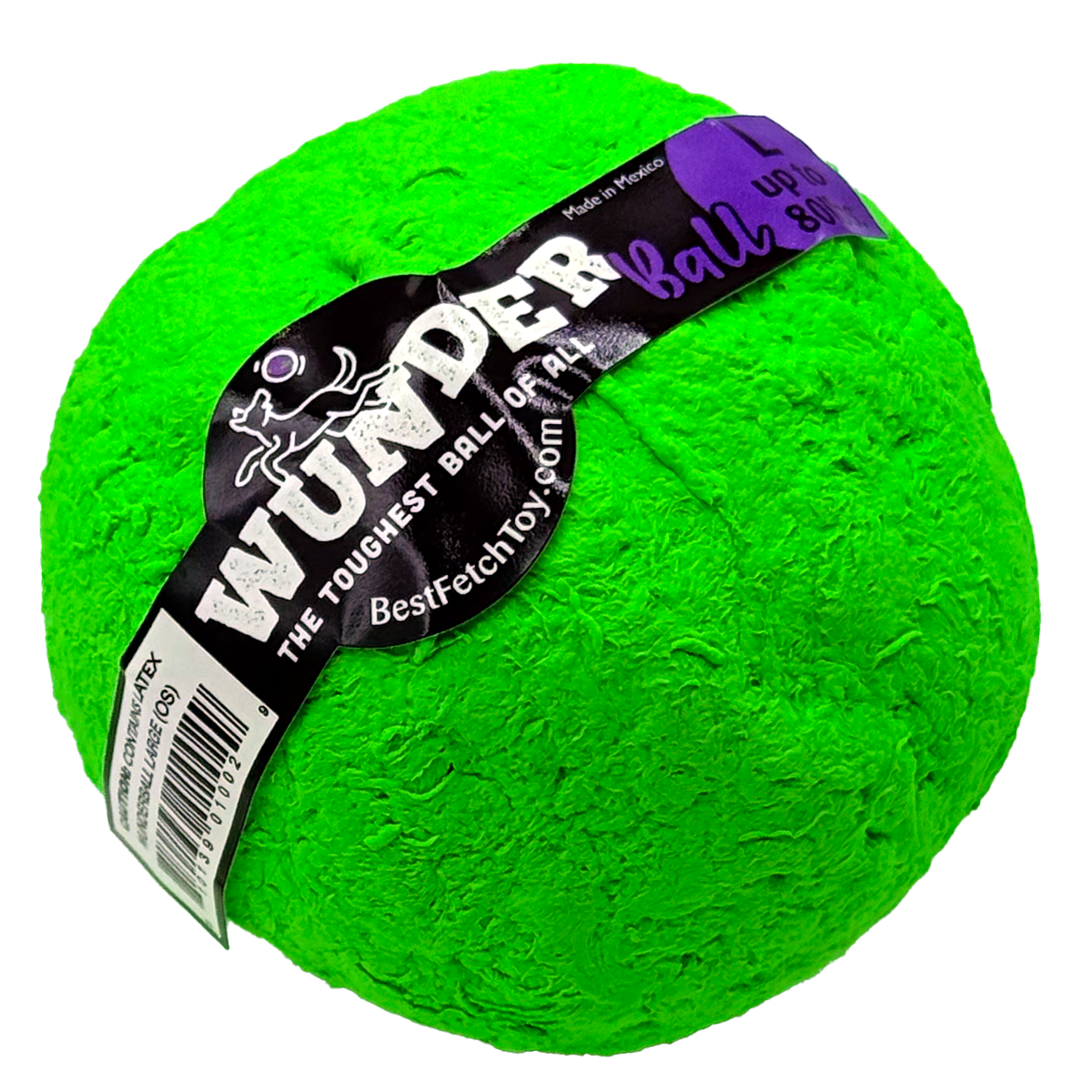 WUNDERball Natural Rubber Fetch Ball for Dogs