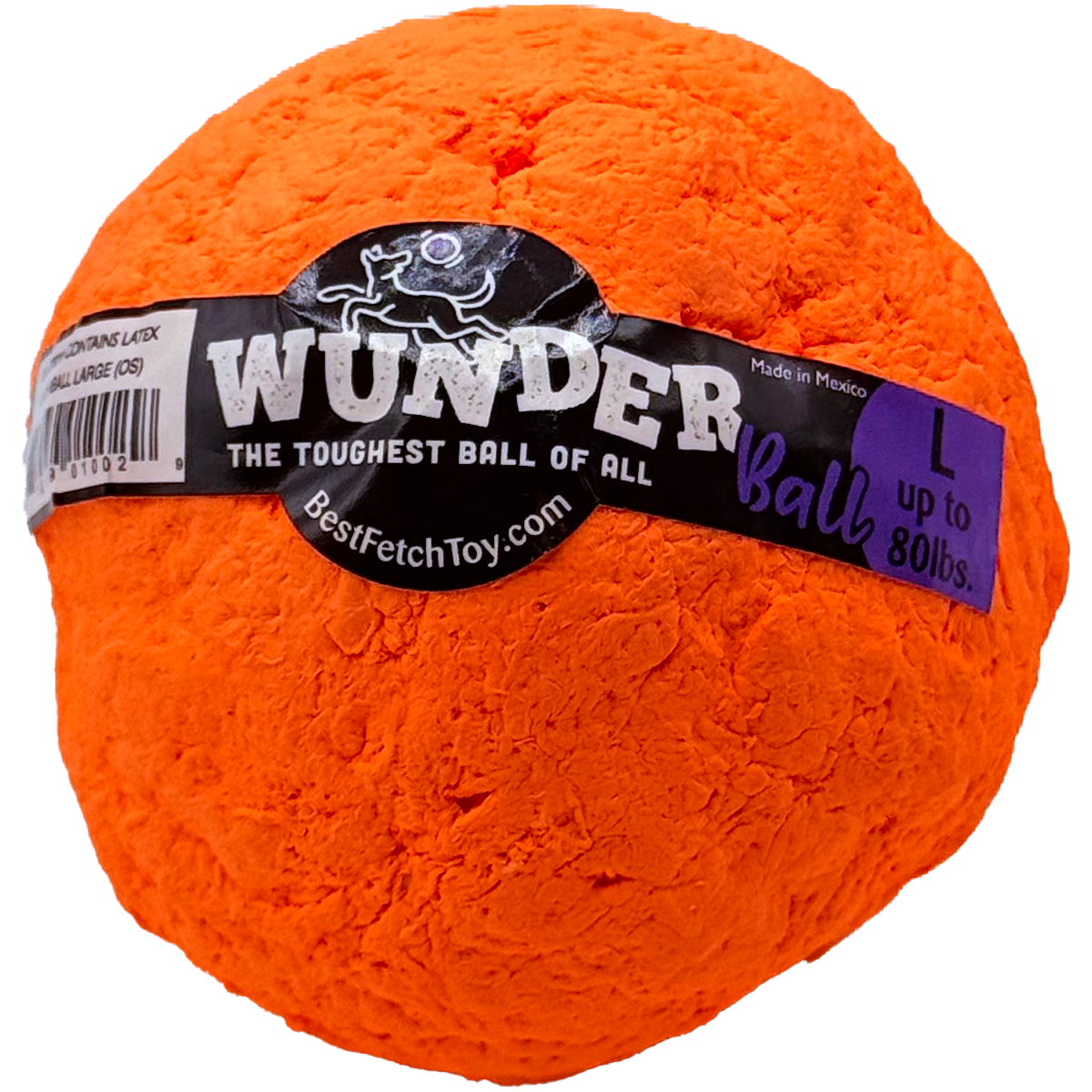 WUNDERball Natural Rubber Fetch Ball for Dogs