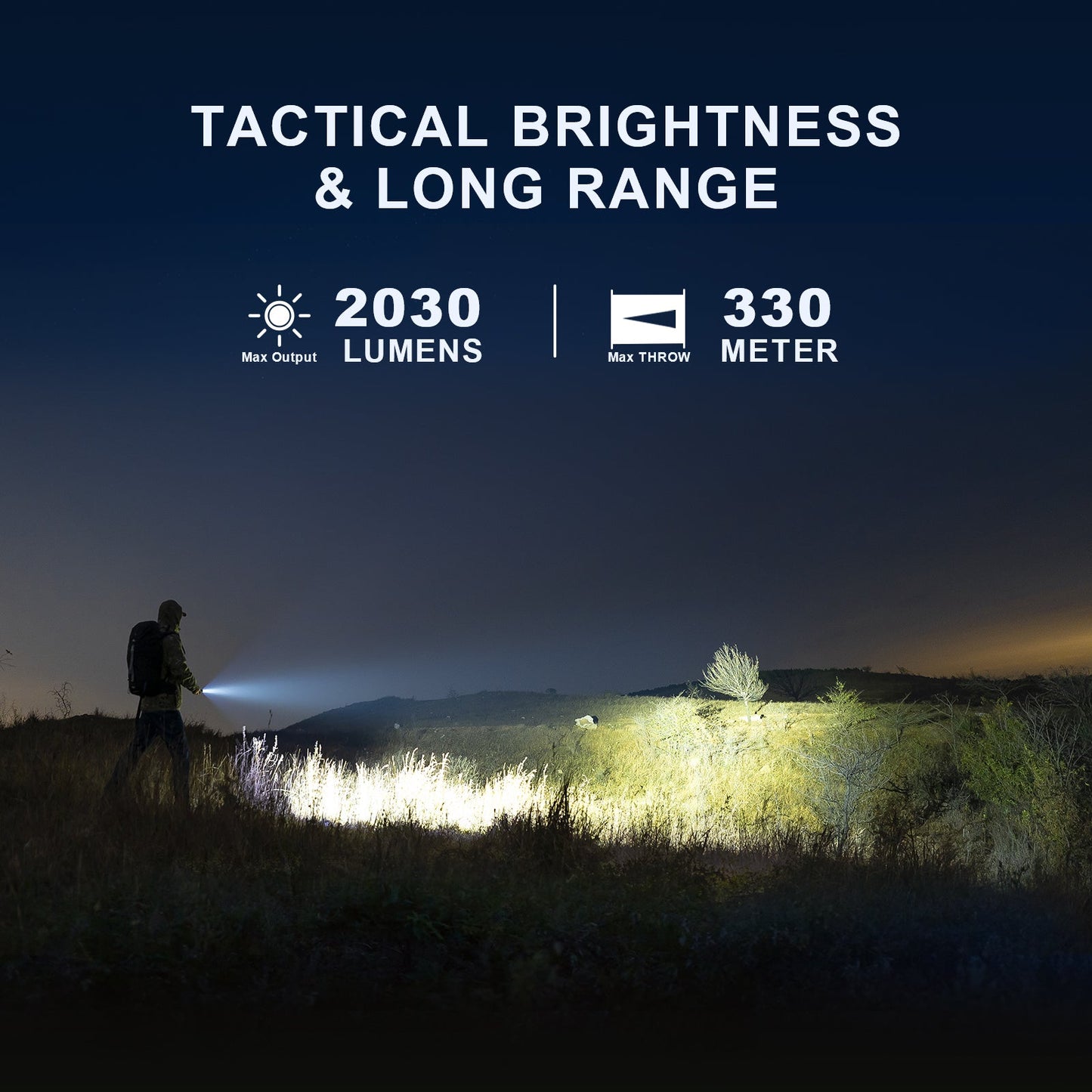 Powertac M5 Gen3 2,030 Lumen EDC Flashlight