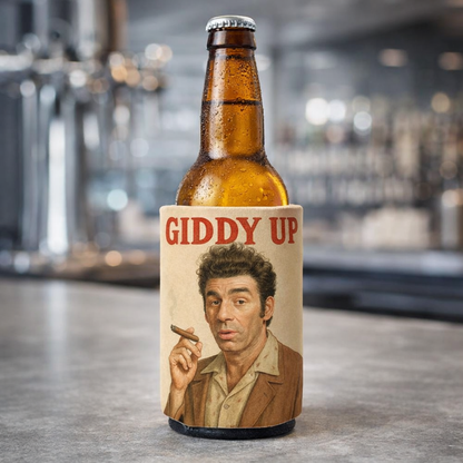 Giddy Up Can Cooler, Funny Seinfeld Kramer Koozie