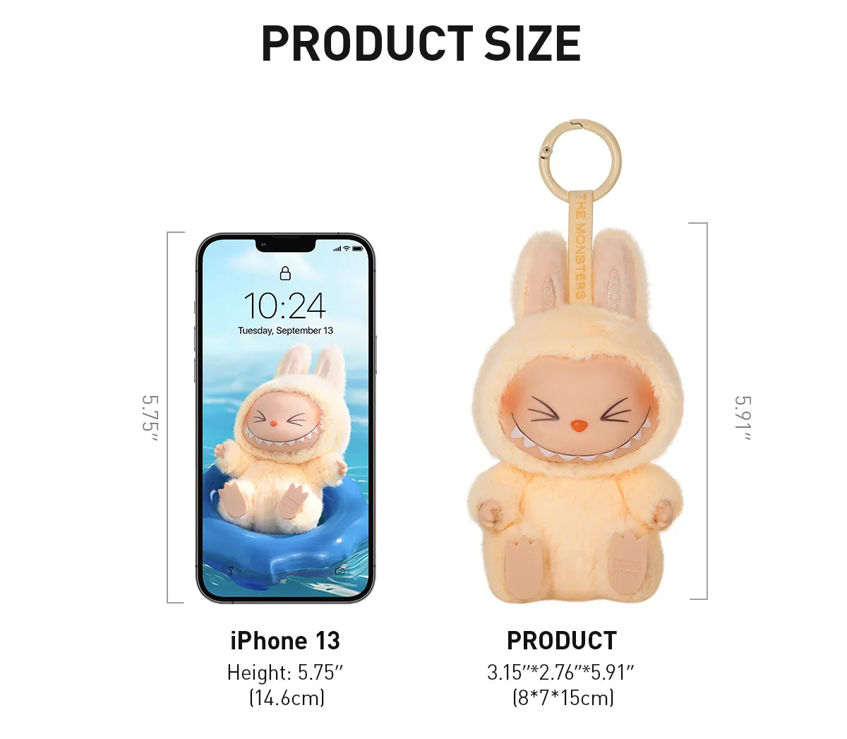Pop Mart The Monsters Labubu Have a Seat Vinyl Plush Pendant Blind Box