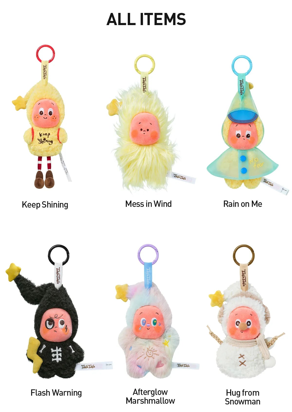 Twinkle Twinkle Sweet Dreams Forecast Series Plush Pendant Blind Box