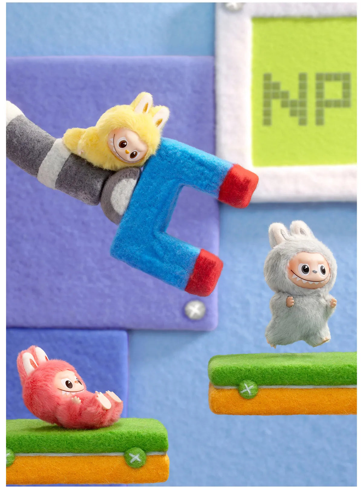 Pop Mart The Monsters Pin for Love Series Vinyl Plush Pendant Blind Box (A-M)