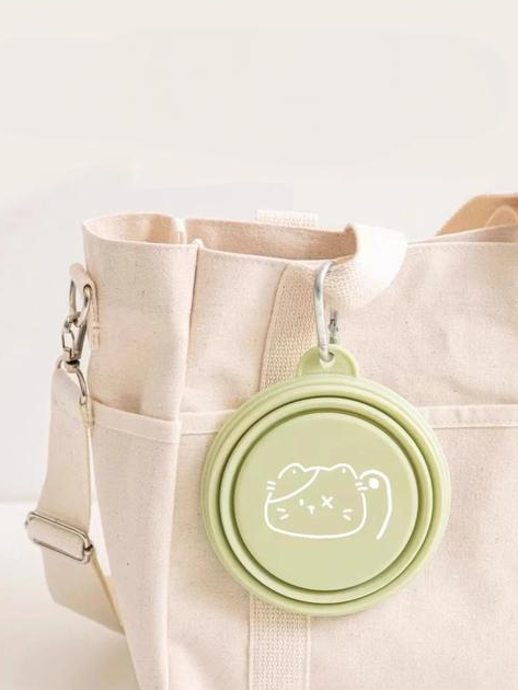 Milou and Lumi Single Foldable Silicone Pet Travel Bowl