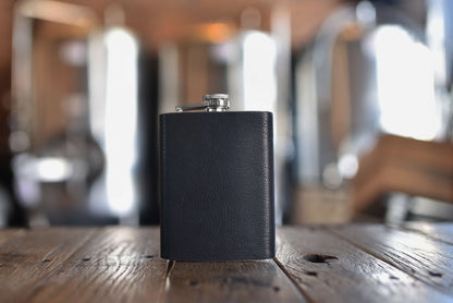 Kiko Leather 8 oz Leather Flask