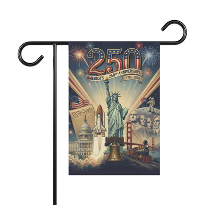 America's 250th Anniversary Patriotic Garden Flag and House Banner, USA 250th Edition