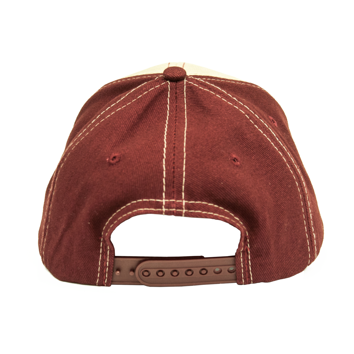 Dr Pepper Oval Logo Baseball Cap - Tan and Maroon