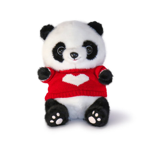 Sweets Panda Heart Sweater Plush Toy, 10 Inch