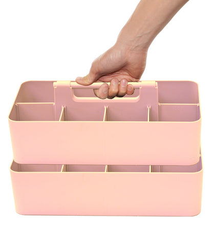 Enjoy Organizer Portable Caddy with 8 Compartments, 2-Pack, Made in USA