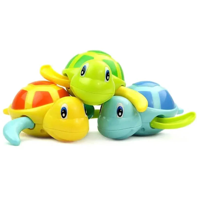 Fun Swimming Turtle Bath Toys, 3-Pack