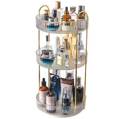 3-Tier 360° Spinning Rotating Makeup Organizer