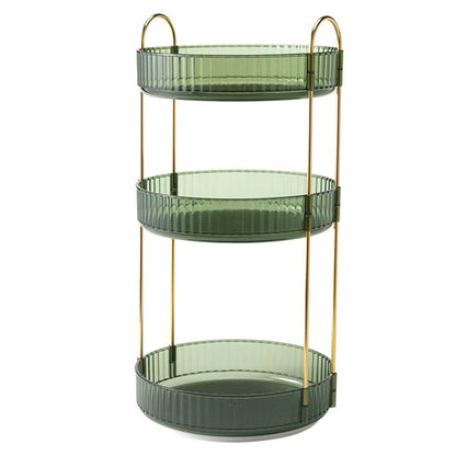 3-Tier 360° Spinning Rotating Makeup Organizer