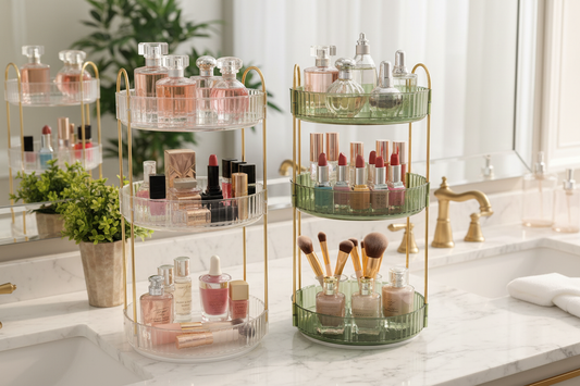 3-Tier Spinning Organizer Bathroom Lifestyle v2