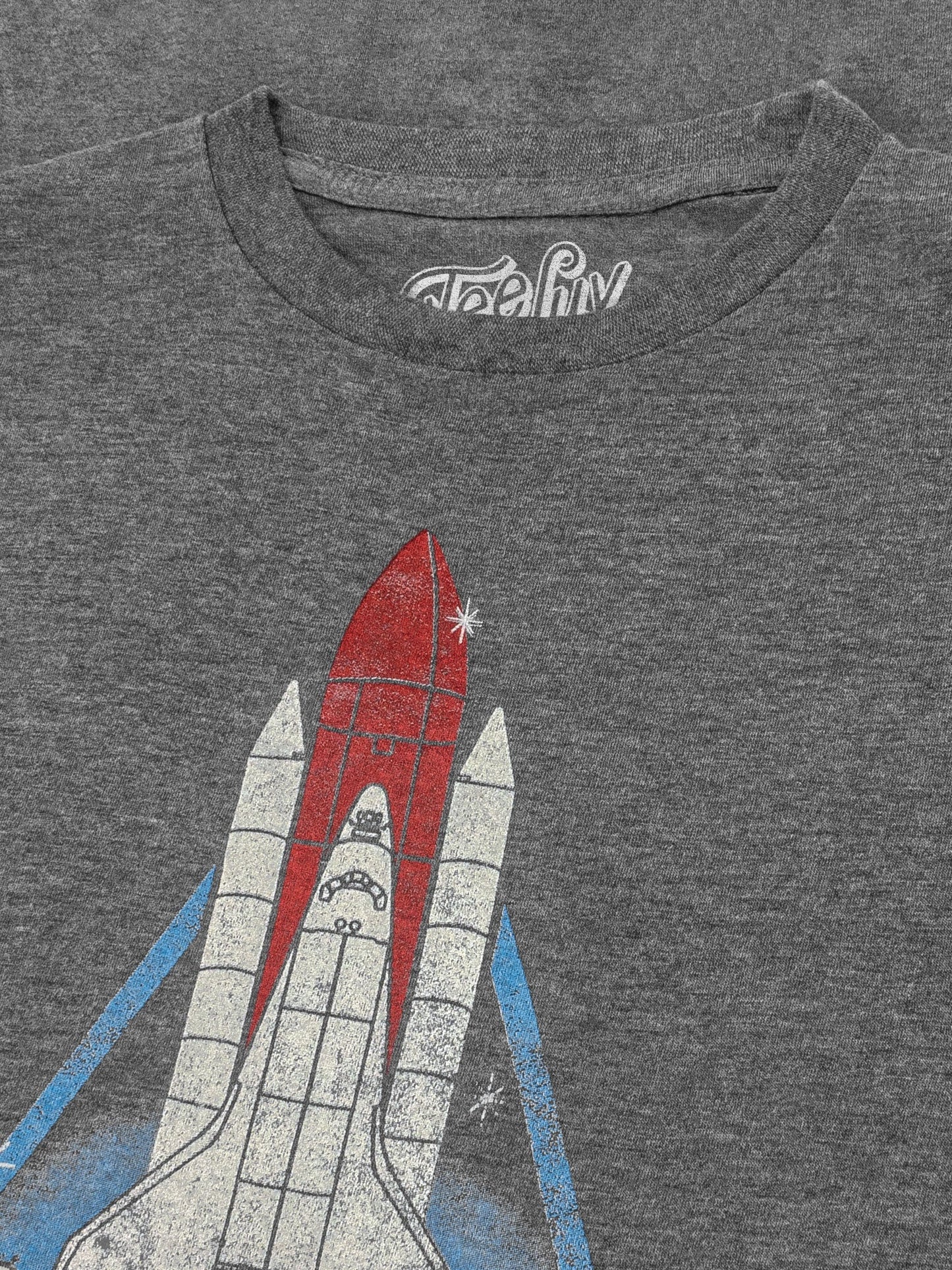 NASA Space Shuttle Graphic T-Shirt in Graphite Heather