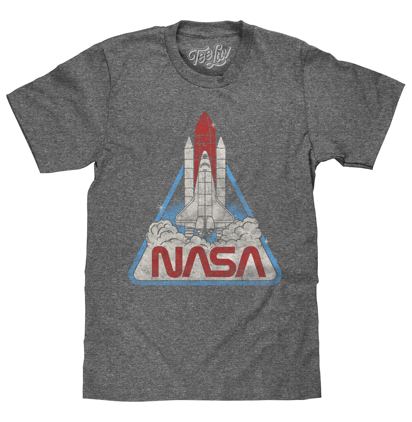 NASA Space Shuttle Graphic T-Shirt in Graphite Heather