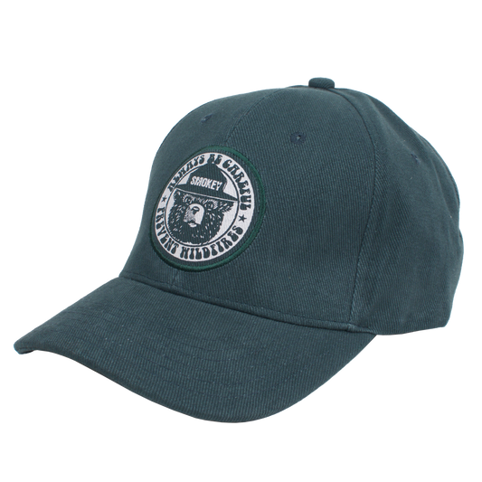 Smokey Bear Prevent Wildfires Baseball Cap - Forest Green