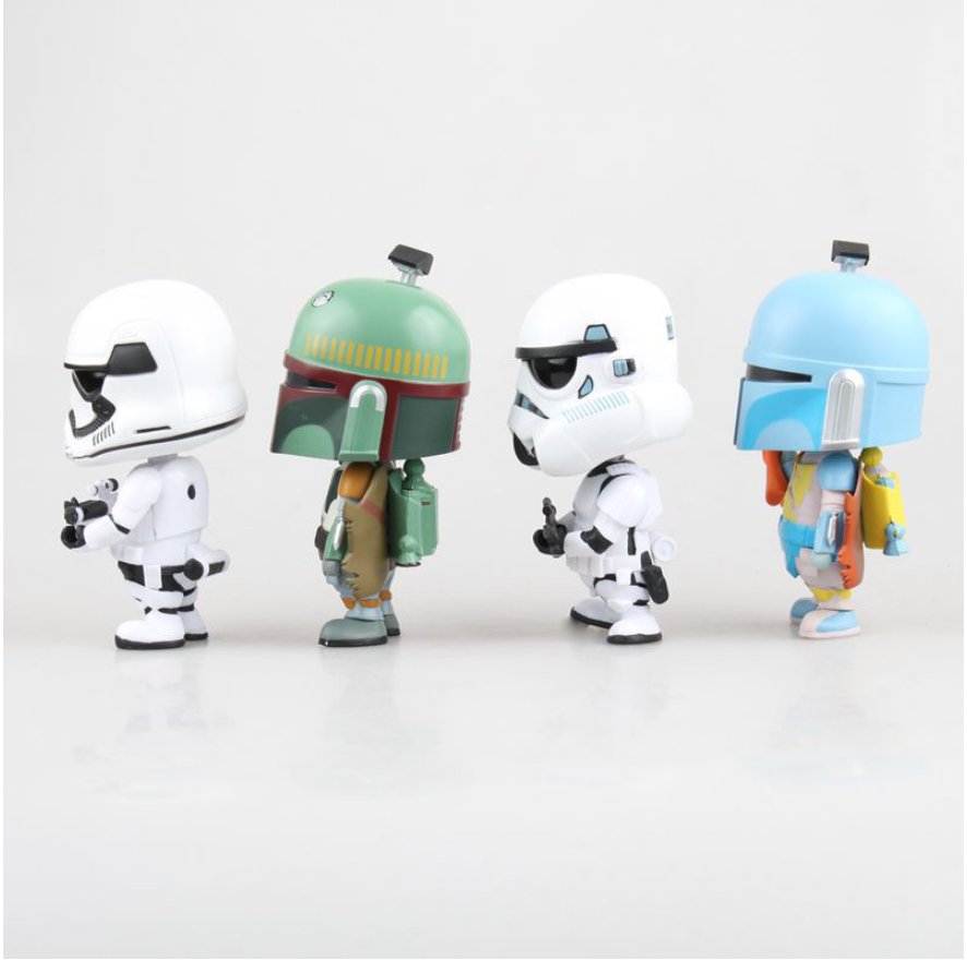 Star Wars Chibi Bounty Hunter Bobblehead Figurine