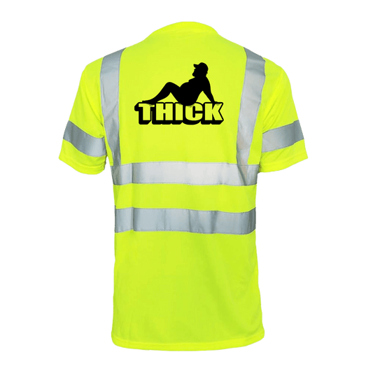Hi-Vis Short Sleeve Reflective Safety T-Shirt, ANSI Class 2