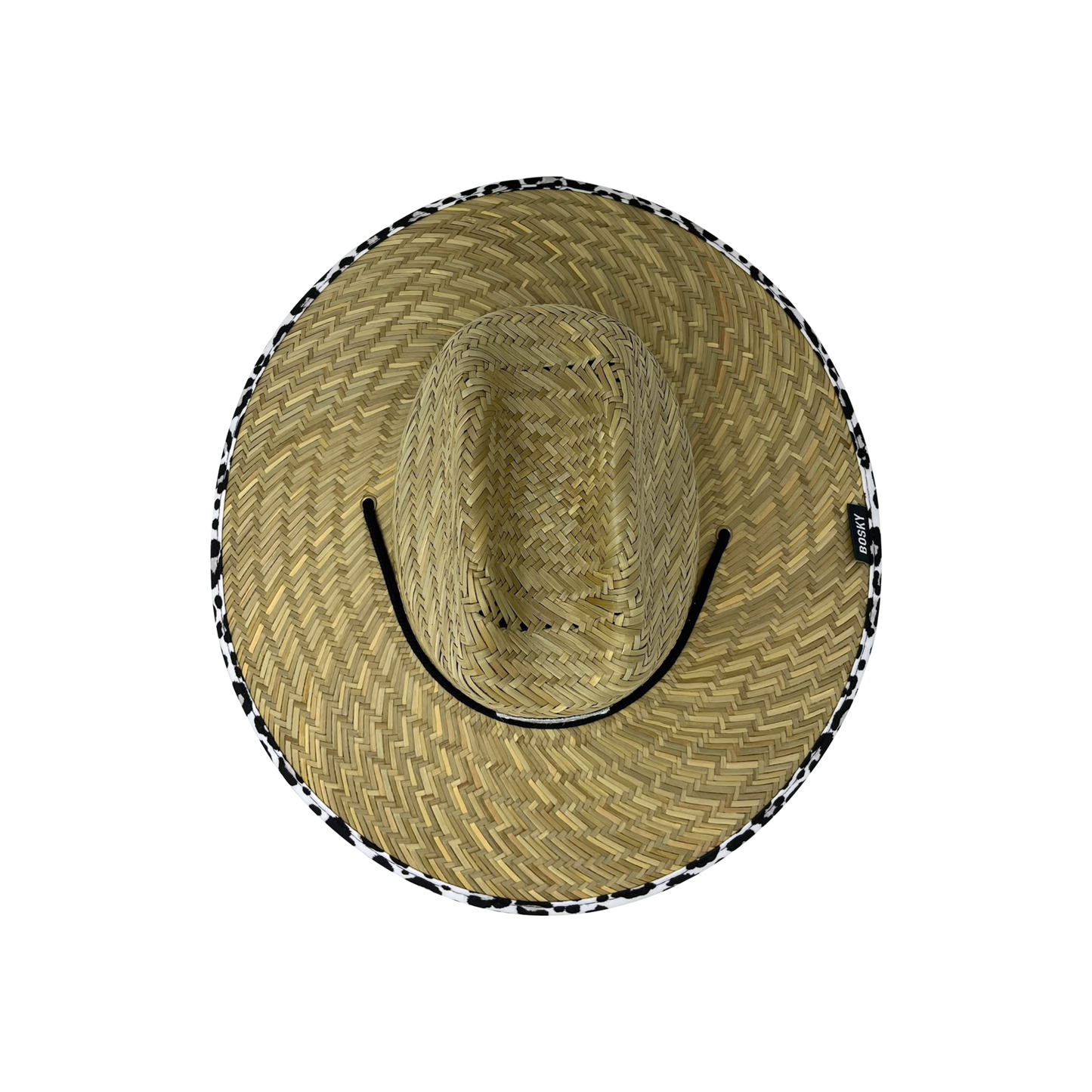 Snow Leopard Straw Hat - UPF 50 Sun Protection, Bosky Hat Co.