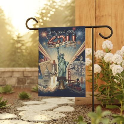 America's 250th Anniversary Patriotic Garden Flag and House Banner, USA 250th Edition