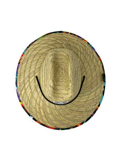 Shrooms in the Shade Straw Hat - UPF 50 Sun Protection, Bosky Hat Co.