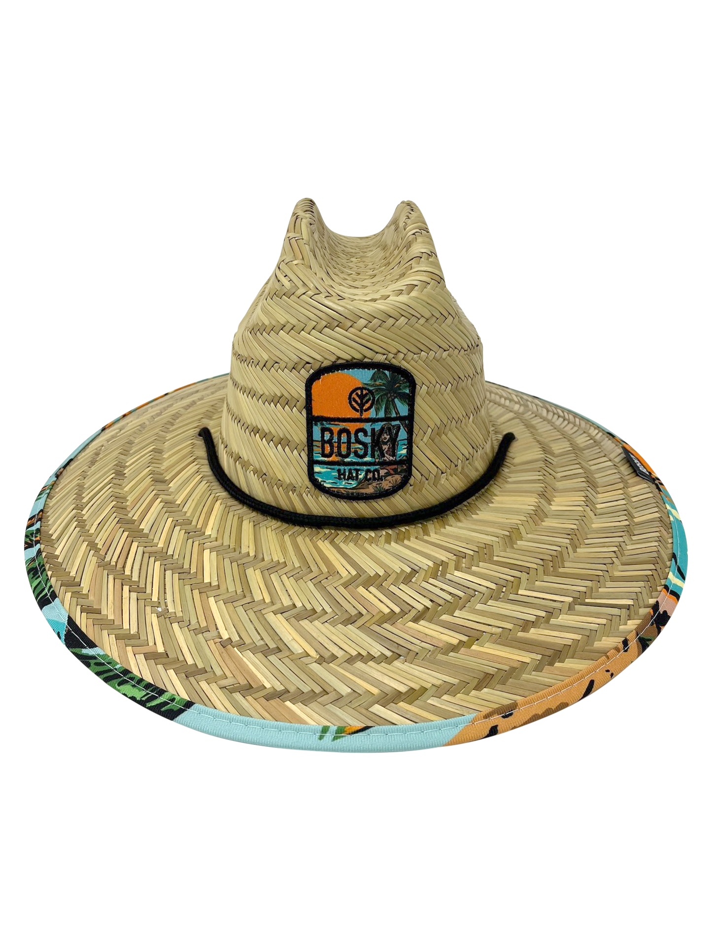 Aloha Hawaiian Hula Beach Straw Hat - UPF 50 Sun Protection, Bosky Hat Co.