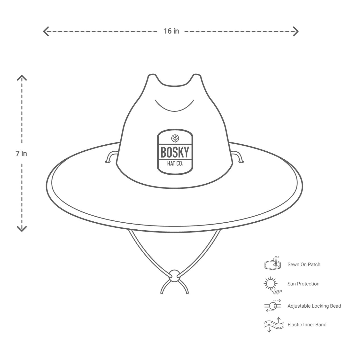 Shrooms in the Shade Straw Hat - UPF 50 Sun Protection, Bosky Hat Co.
