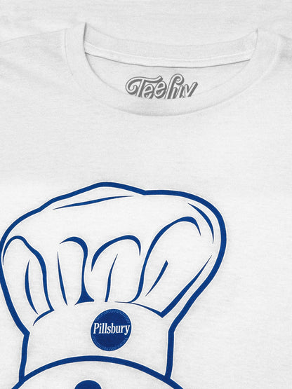 Pillsbury Doughboy Graphic T-Shirt - Poppin' Fresh Retro Tee, White