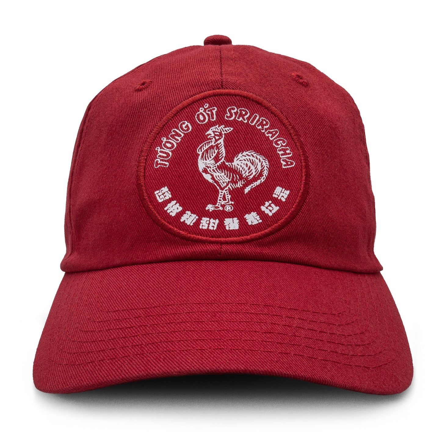 Sriracha Rooster Logo Baseball Cap - Tuong Ot Sriracha, Red
