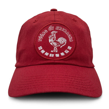 Sriracha Rooster Logo Baseball Cap - Tuong Ot Sriracha, Red