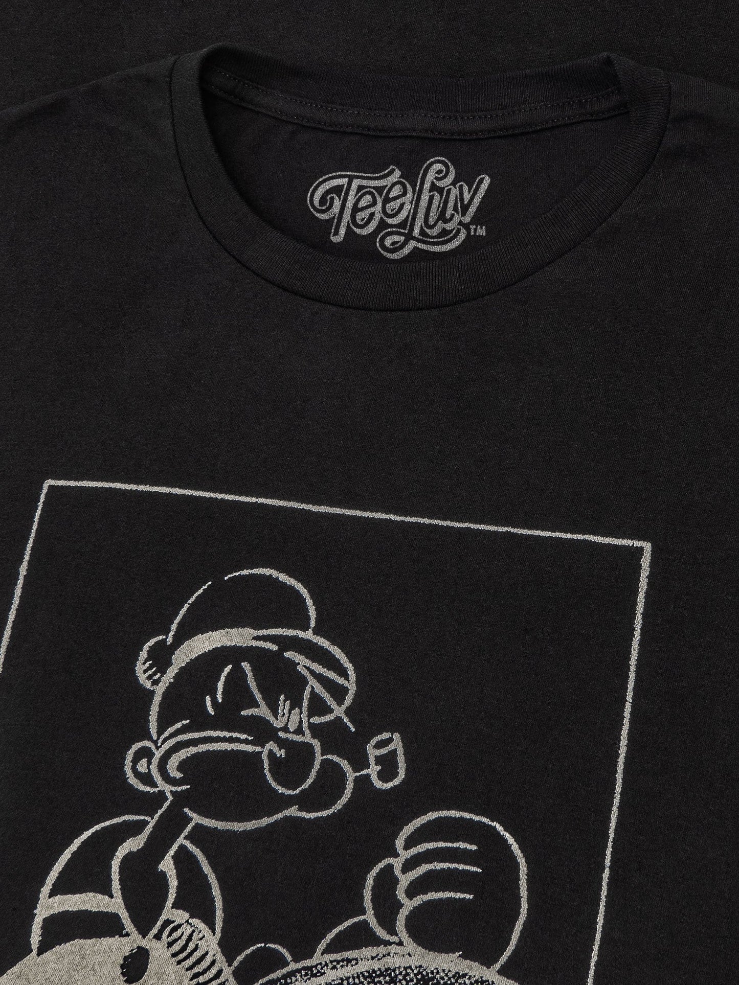 Popeye the Sailor Man Salty T-Shirt, Black