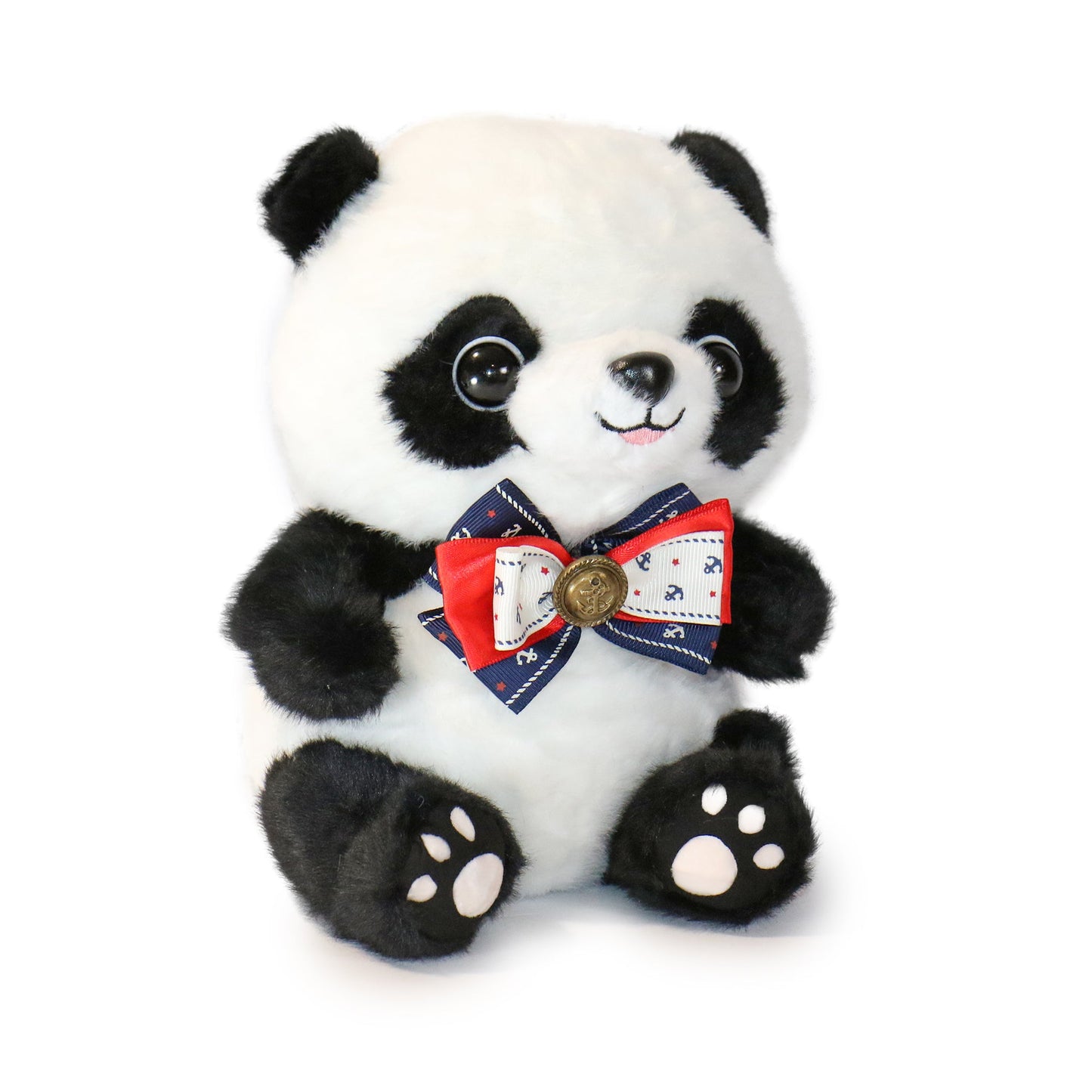 Tux Panda Bow Tie Plush Toy for Celebrations, 10 Inch
