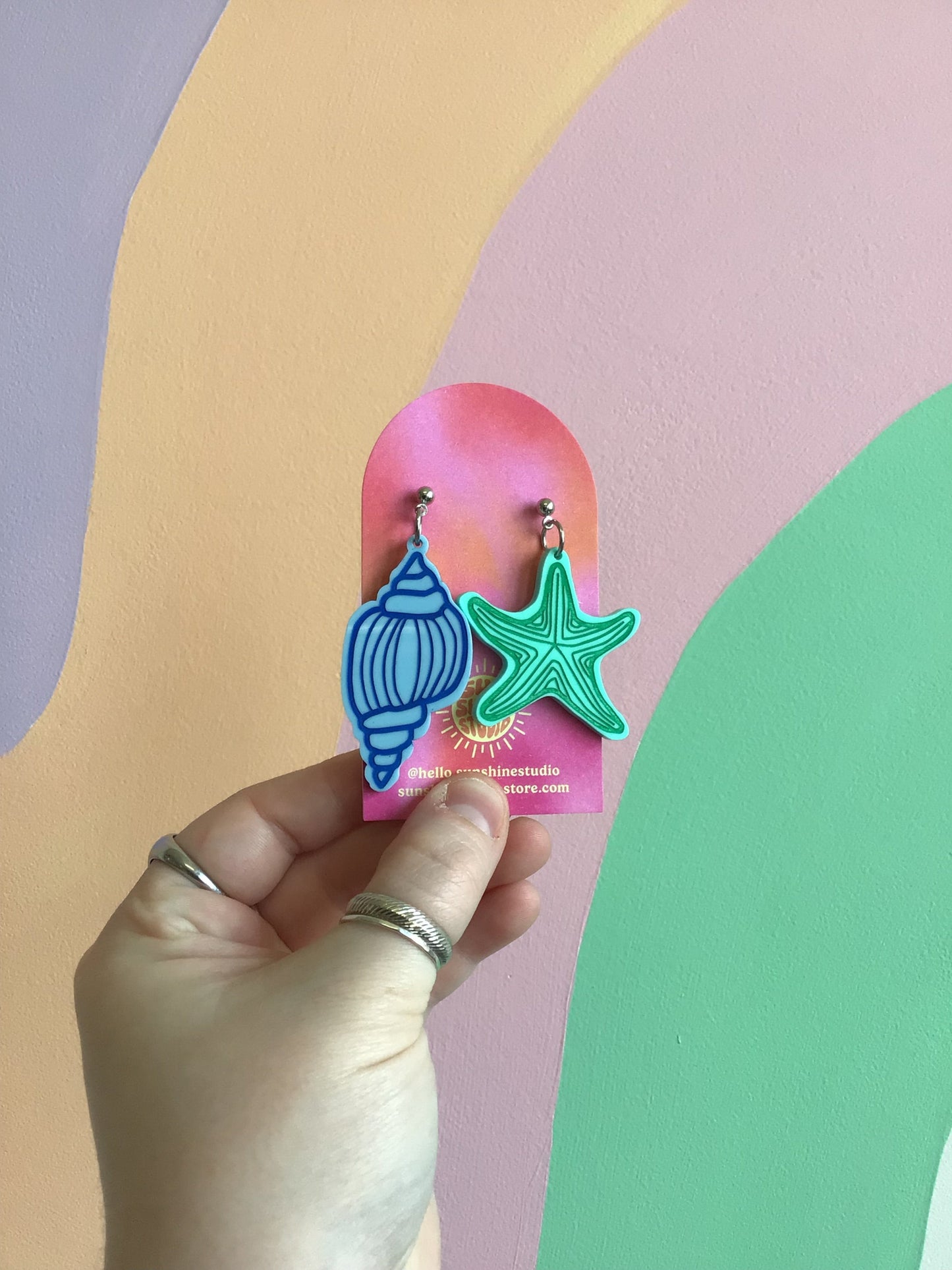 Mix N' Match Summer Shell Earrings, 14 Styles