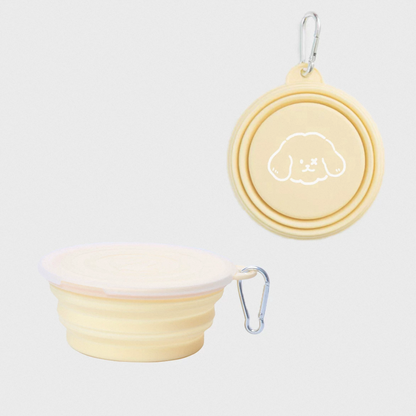 Milou and Lumi Single Foldable Silicone Pet Travel Bowl