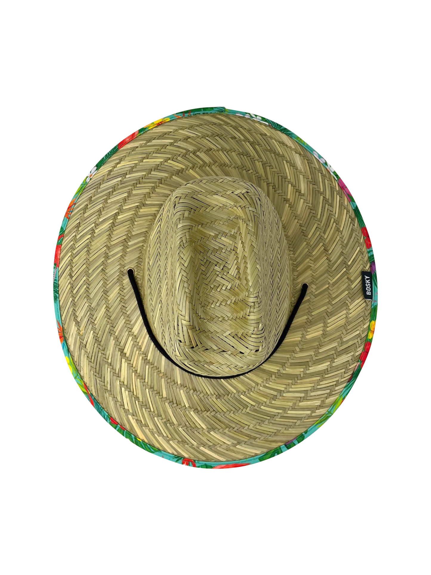 Tropical Flamingo Straw Hat - UPF 50 Sun Protection, Bosky Hat Co.