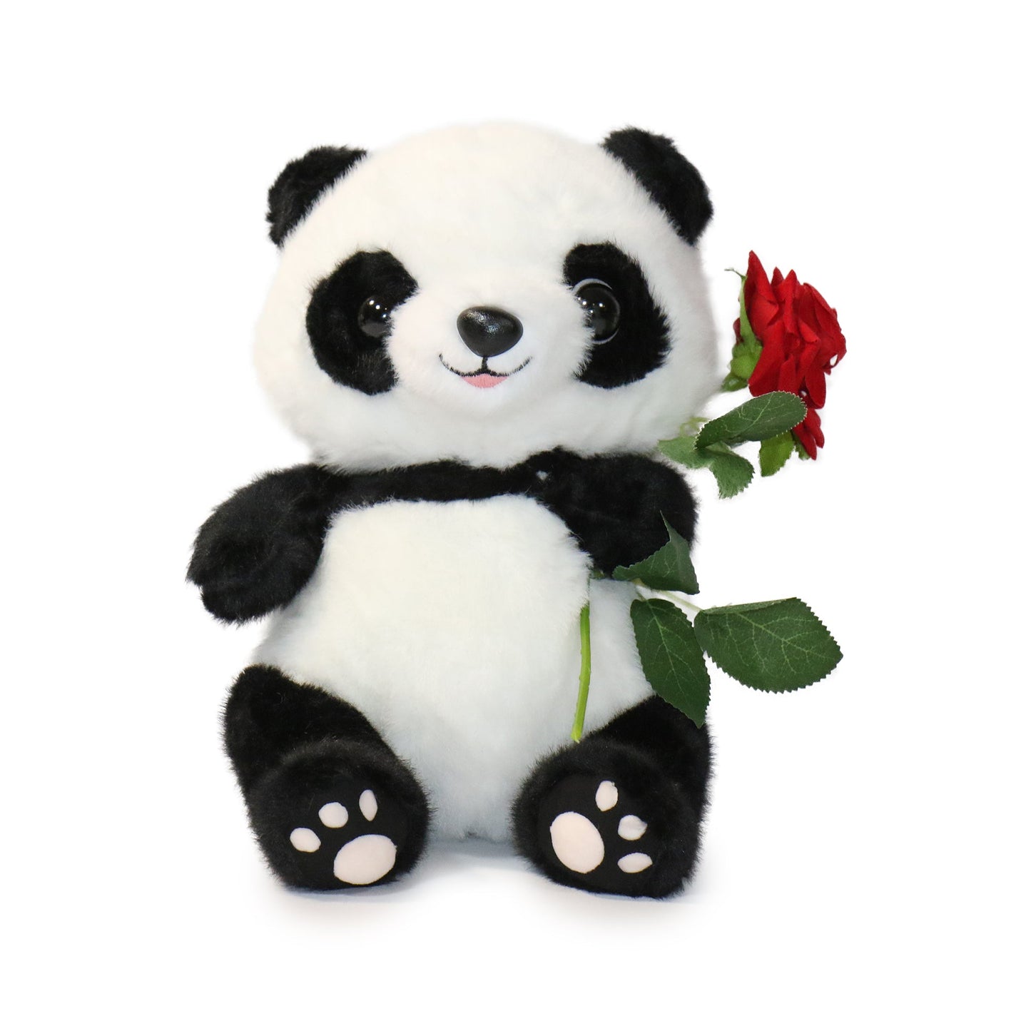 Romeo Panda Rose Plush Toy, 10 Inch