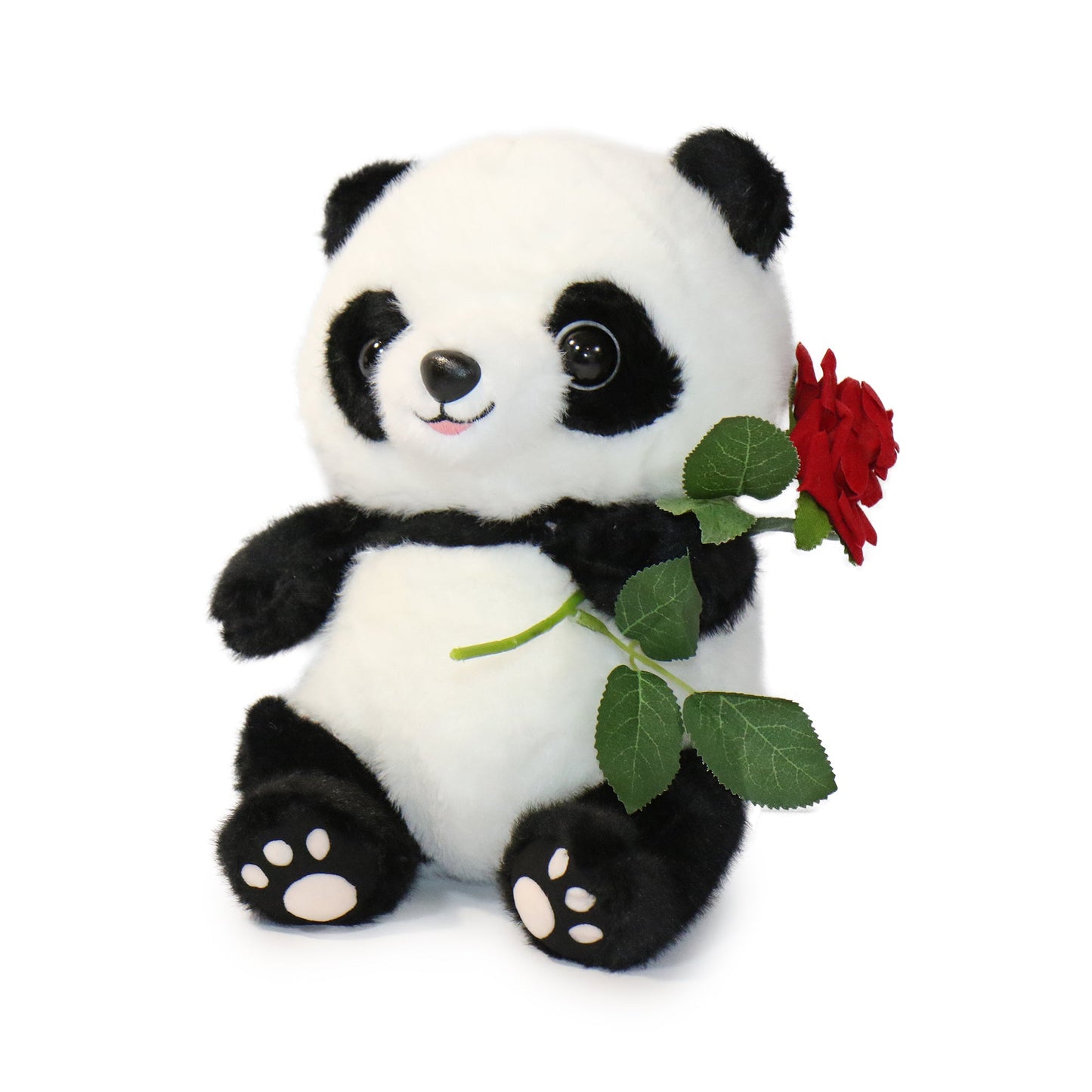 Romeo Panda Rose Plush Toy, 10 Inch