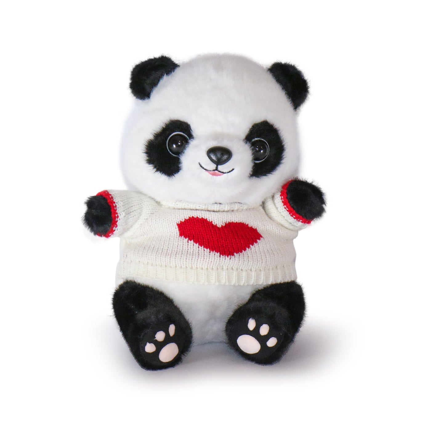 Sweets Panda Heart Sweater Plush Toy, 10 Inch