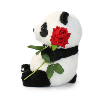 Romeo Panda Rose Plush Toy, 10 Inch