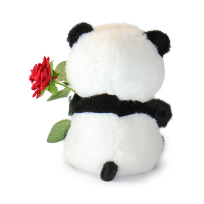 Romeo Panda Rose Plush Toy, 10 Inch