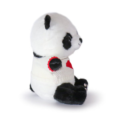 Sweets Panda Heart Sweater Plush Toy, 10 Inch