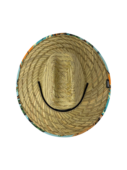 Aloha Hawaiian Hula Beach Straw Hat - UPF 50 Sun Protection, Bosky Hat Co.