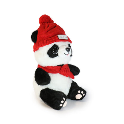 Winter Panda Beanie and Scarf Plush Toy, 10 Inch